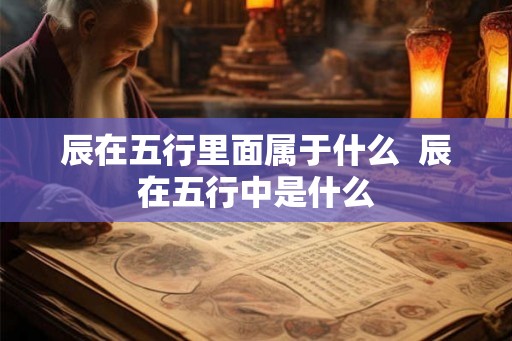 辰在五行里面属于什么 辰在五行中是什么 辰在五行里面属于什么 辰在五行中是什么