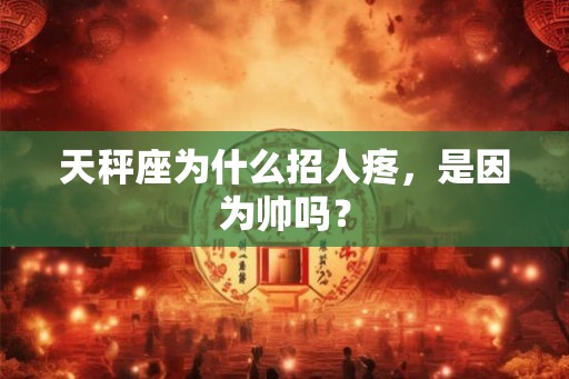 天秤座为什么招人疼，是因为帅吗？