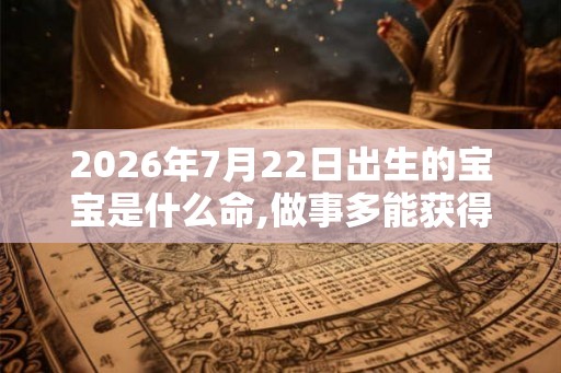 2026年7月22日出生的宝宝是什么命,做事多能获得成功