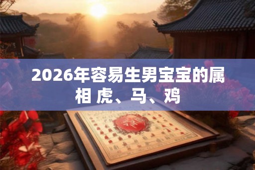 2026年容易生男宝宝的属相 虎、马、鸡 2026年容易生男宝宝的属相 虎、马、鸡