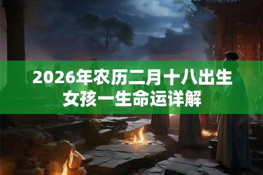 2026年农历二月十八出生女孩一生命运详解