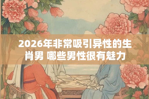 2026年非常吸引异性的生肖男 哪些男性很有魅力 2026年非常吸引异性的生肖男 哪些男性很有魅力