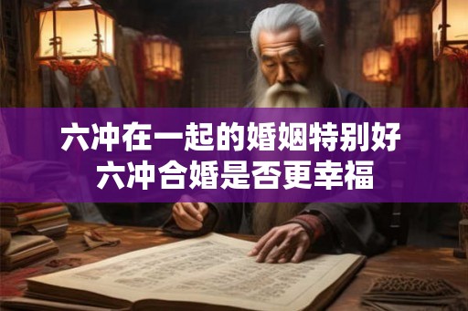 六冲在一起的婚姻特别好 六冲合婚是否更幸福 六冲在一起的婚姻特别好 六冲合婚是否更幸福