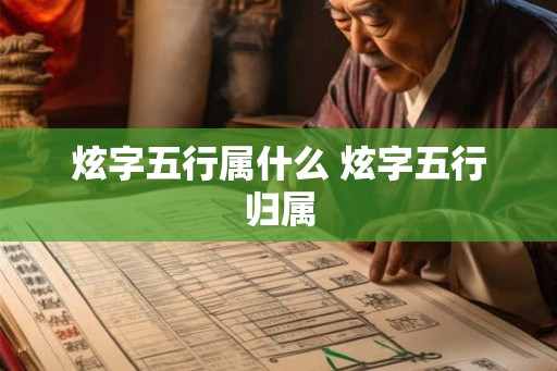 炫字五行属什么 炫字五行归属
