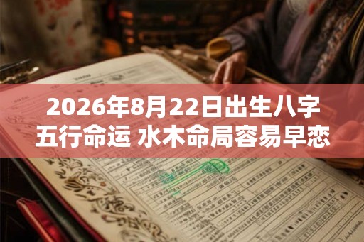 2026年8月22日出生八字五行命运 水木命局容易早恋