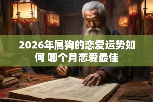 2026年属狗的恋爱运势如何 哪个月恋爱最佳