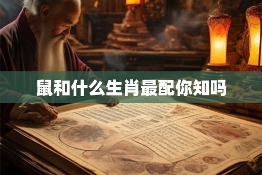 鼠和什么生肖最配你知吗