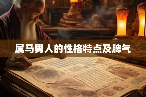 属马男人的性格特点及脾气