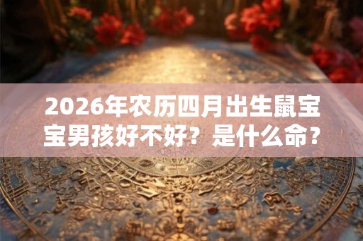 2026年农历四月出生鼠宝宝男孩好不好?是什么命? 2026年农历四月出生鼠宝宝男孩好不好?是什么命?