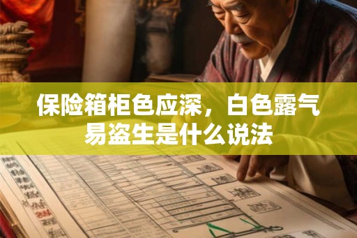 保险箱柜色应深，白色露气易盗生是什么说法