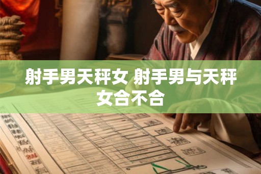 射手男天秤女 射手男与天秤女合不合