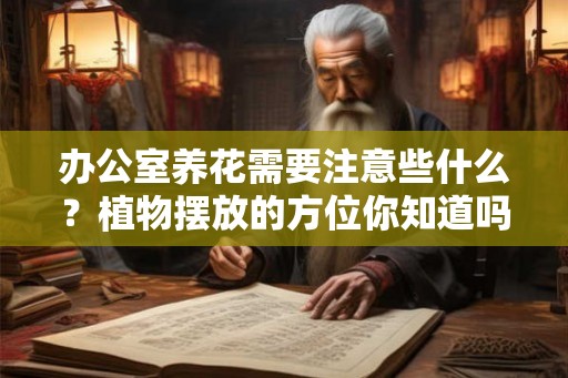办公室养花需要注意些什么？植物摆放的方位你知道吗？