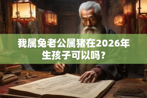 我属兔老公属猪在2026年生孩子可以吗？