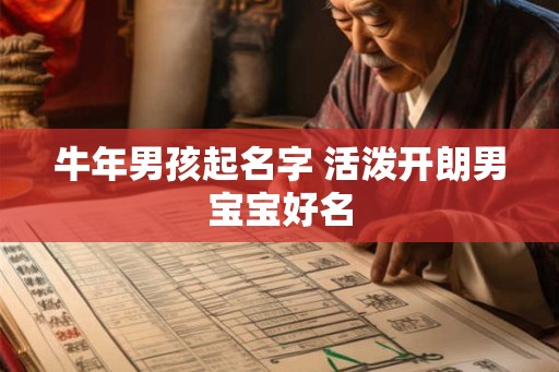 牛年男孩起名字 活泼开朗男宝宝好名 牛年男孩起名字 活泼开朗男宝宝好名