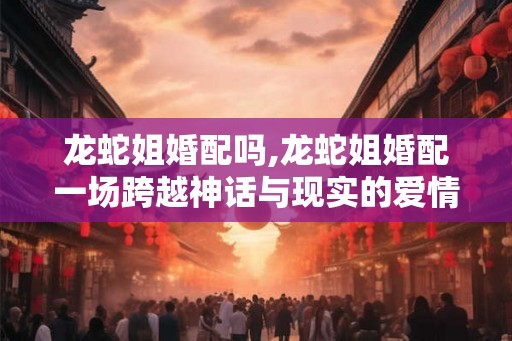 龙蛇姐婚配吗,龙蛇姐婚配一场跨越神话与现实的爱情传奇 龙蛇姐婚配吗,龙蛇姐婚配一场跨越神话与现实的爱情传奇