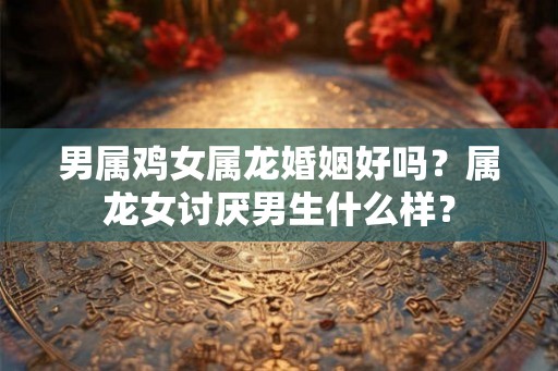 男属鸡女属龙婚姻好吗？属龙女讨厌男生什么样？