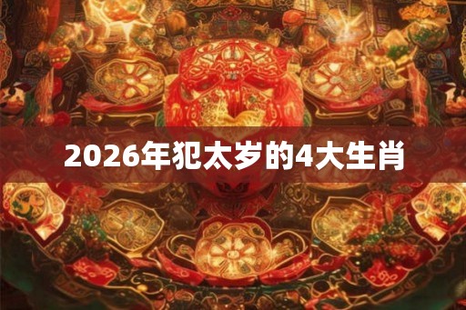 2026年犯太岁的4大生肖 2026年犯太岁的4大生肖