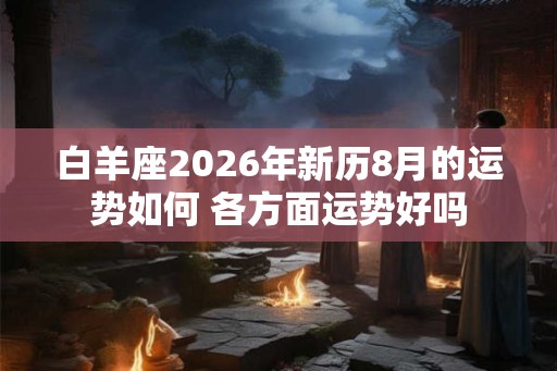 白羊座2026年新历8月的运势如何 各方面运势好吗