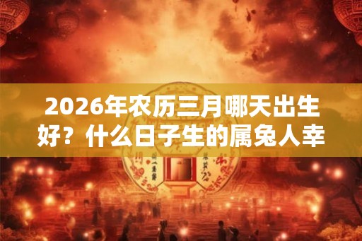 2026年农历三月哪天出生好？什么日子生的属兔人幸福