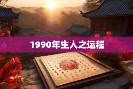 1990年生人之运程 1990年生人之运程