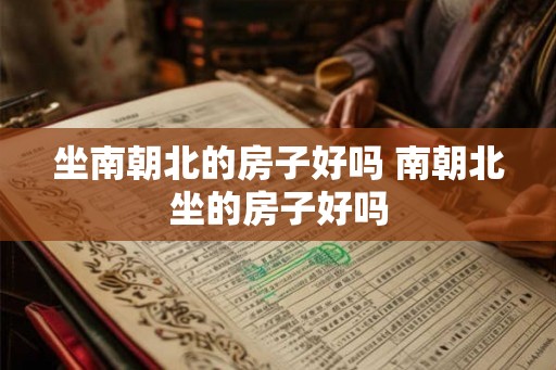 坐南朝北的房子好吗 南朝北坐的房子好吗