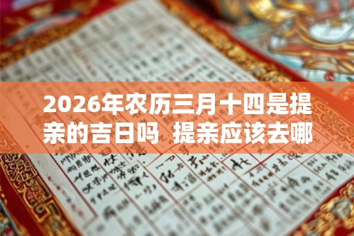 2026年农历三月十四是提亲的吉日吗  提亲应该去哪方吃饭