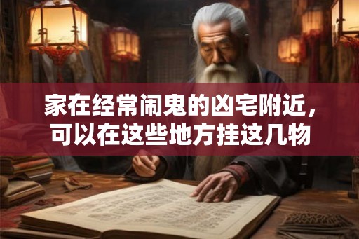 家在经常闹鬼的凶宅附近,可以在这些地方挂这几物 家在经常闹鬼的凶宅附近,可以在这些地方挂这几物