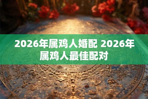 2026年属鸡人婚配 2026年属鸡人最佳配对 2026年属鸡人婚配 2026年属鸡人最佳配对