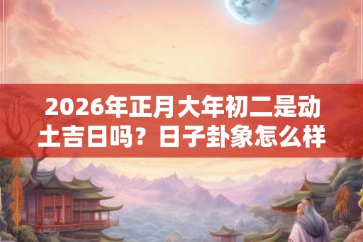 2026年正月大年初二是动土吉日吗？日子卦象怎么样？