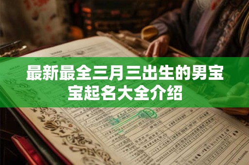 最新最全三月三出生的男宝宝起名大全介绍