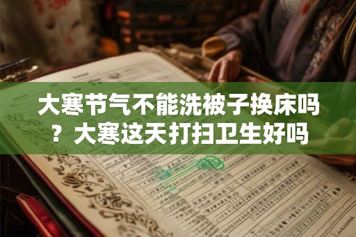 大寒节气不能洗被子换床吗？大寒这天打扫卫生好吗
