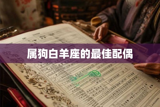 属狗白羊座的最佳配偶