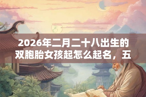 2026年二月二十八出生的双胞胎女孩起怎么起名,五行属什么 2026年二月二十八出生的双胞胎女孩起怎么起名,五行属什么