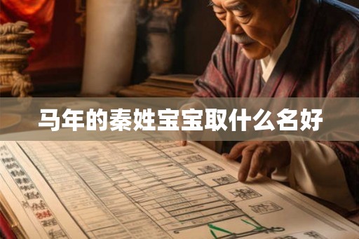 马年的秦姓宝宝取什么名好