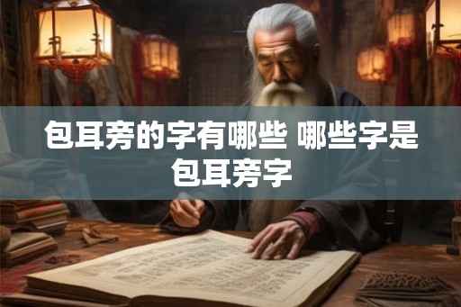 包耳旁的字有哪些 哪些字是包耳旁字