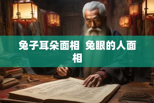 兔子耳朵面相  兔眼的人面相