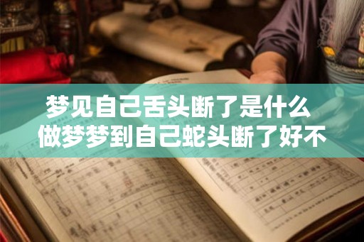 梦见自己舌头断了是什么 做梦梦到自己蛇头断了好不好 梦见自己舌头断了是什么 做梦梦到自己蛇头断了好不好