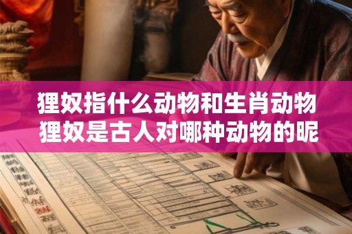 狸奴指什么动物和生肖动物 狸奴是古人对哪种动物的昵称