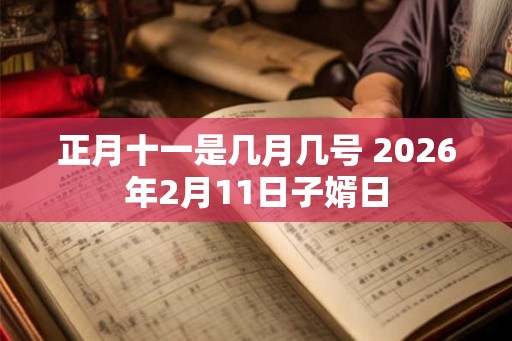正月十一是几月几号 2026年2月11日子婿日