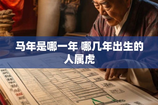 马年是哪一年 哪几年出生的人属虎