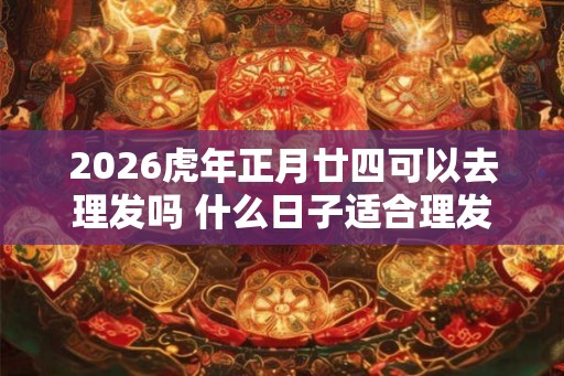2026虎年正月廿四可以去理发吗 什么日子适合理发 2026虎年正月廿四可以去理发吗 什么日子适合理发
