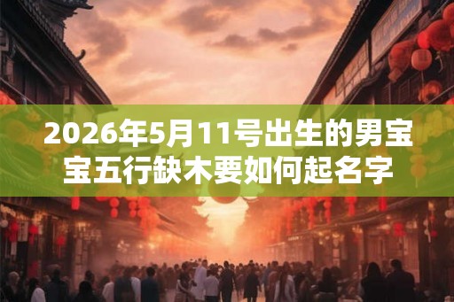 2026年5月11号出生的男宝宝五行缺木要如何起名字