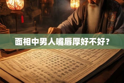 面相中男人嘴唇厚好不好？