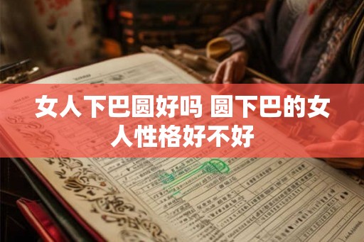 女人下巴圆好吗 圆下巴的女人性格好不好