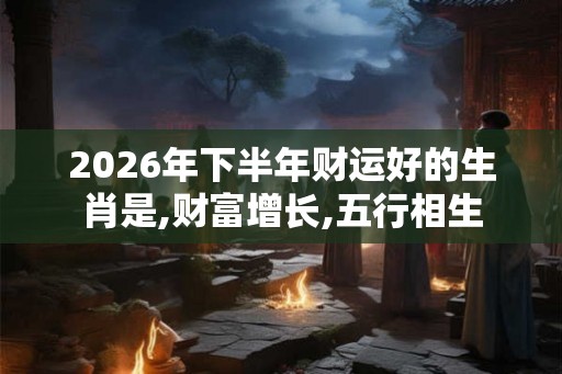 2026年下半年财运好的生肖是,财富增长,五行相生