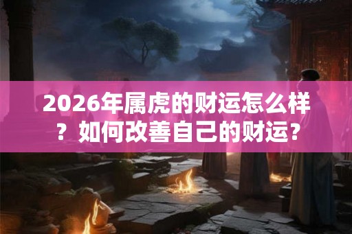 2026年属虎的财运怎么样?如何改善自己的财运? 2026年属虎的财运怎么样?如何改善自己的财运?