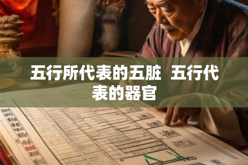五行所代表的五脏 五行代表的器官 五行所代表的五脏 五行代表的器官