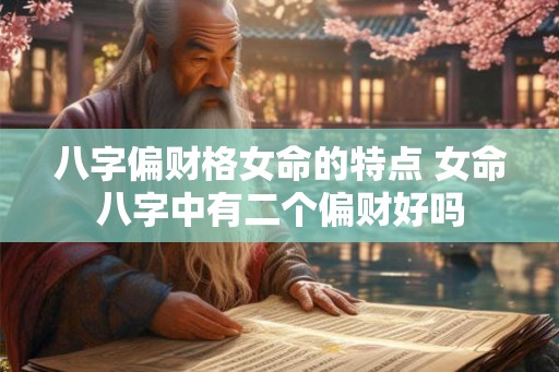 八字偏财格女命的特点 女命八字中有二个偏财好吗 八字偏财格女命的特点 女命八字中有二个偏财好吗