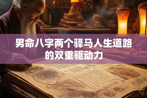 男命八字两个驿马人生道路的双重驱动力
