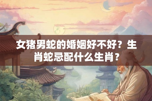 女猪男蛇的婚姻好不好？生肖蛇忌配什么生肖？